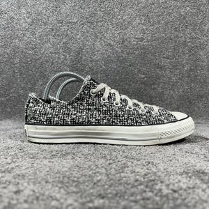 Converse Knit Tweed 1V567 All Star Women’s Size 9.5 Gray Low Top Shoes Used